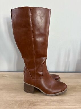 NWOT Target Tall Brown Heeled Boots